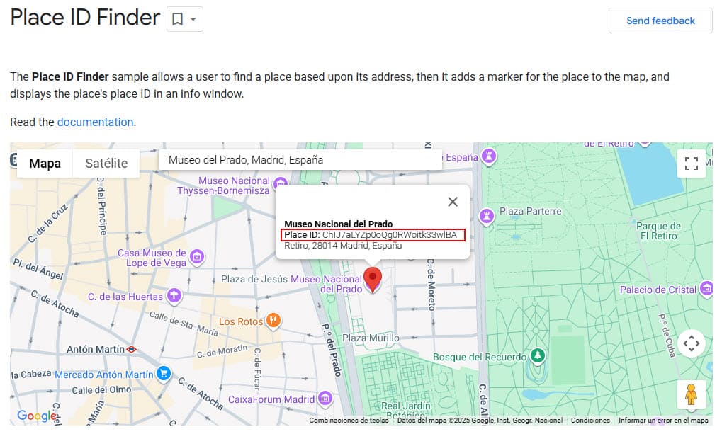 Get Google Maps Place ID
